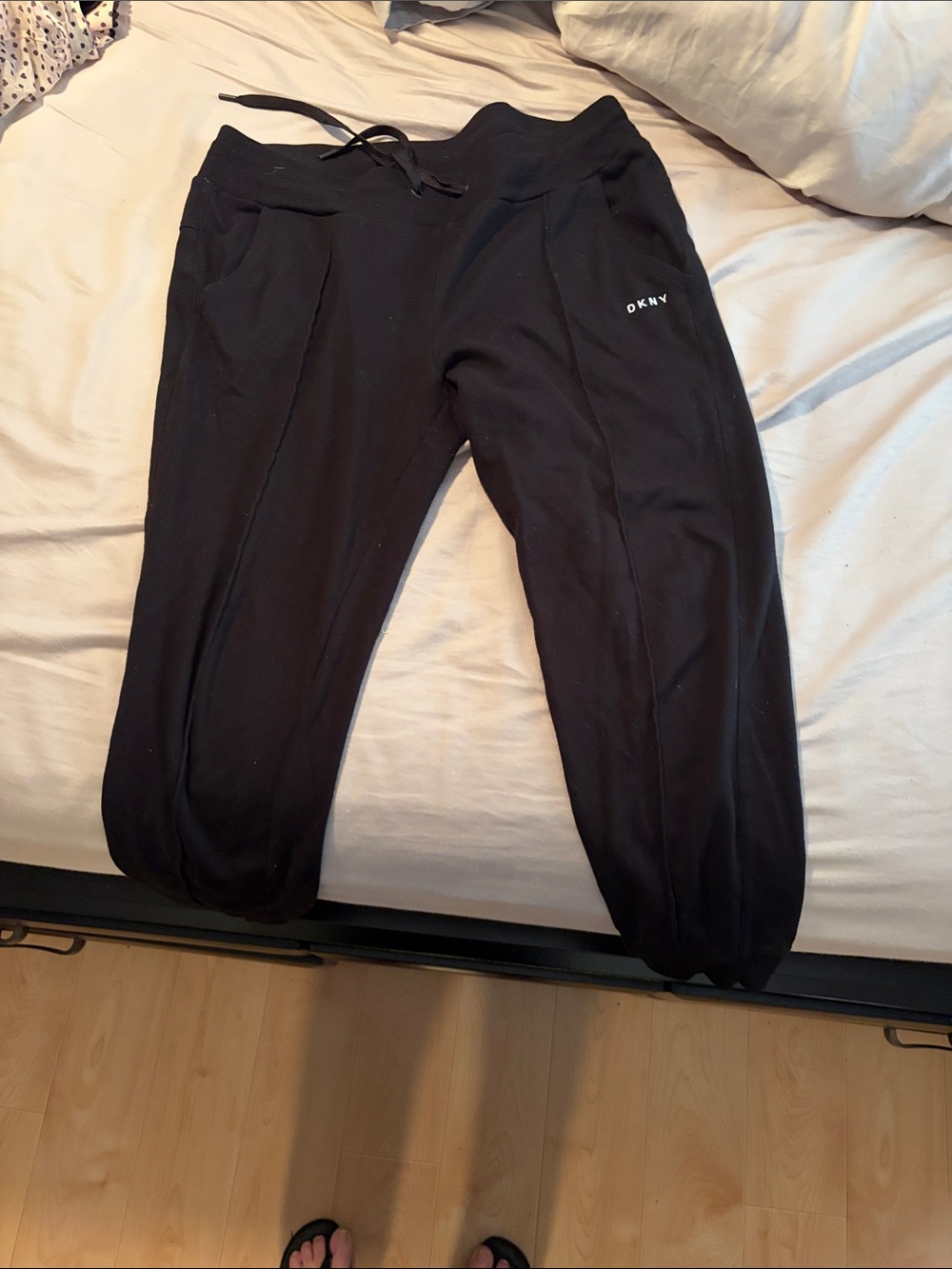 DKNY Black Logo Sweat Joggers